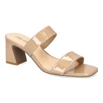 Easy Street Clovelle Women's Square Toe Block Heel Sandals