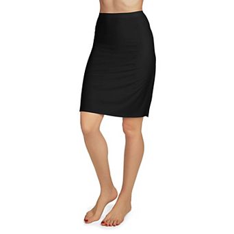 Women's High-Waisted Bonded Half Slip Skirt