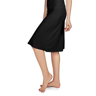 Women's High-Waisted Bonded Full Slip Skirt