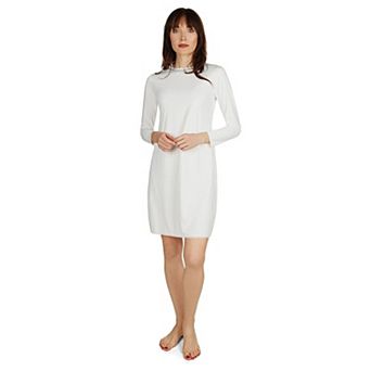Women's Bonded Long Sleeve 38" Slip Dress