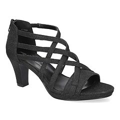 Kohls black best sale strappy heels