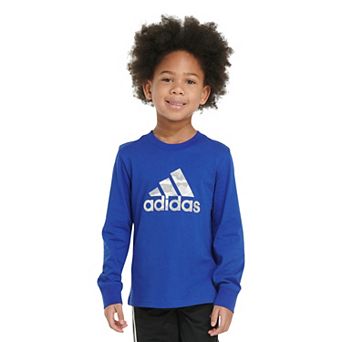 Boys 4-7 adidas France Camo Logo Long Sleeve T-Shirt