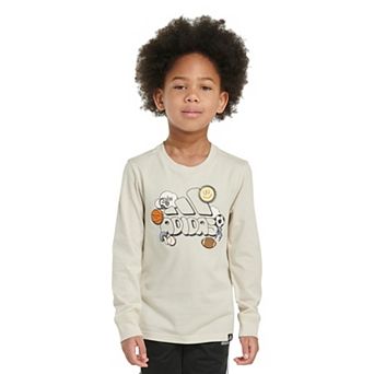 Boys 4-7 adidas Retro Long Sleeve Graphic T-Shirt