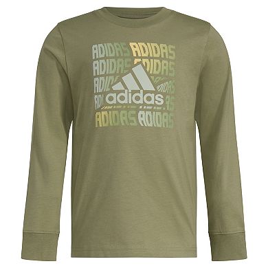 Boys 4-7 adidas Logo Graphic Long Sleeve T-Shirt