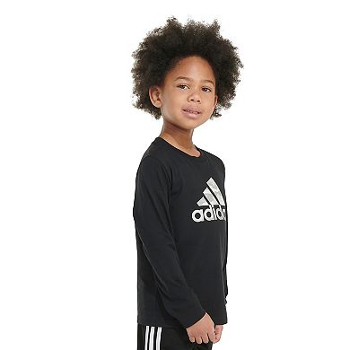 Boys 4-7 adidas France Camo Logo Long Sleeve T-Shirt