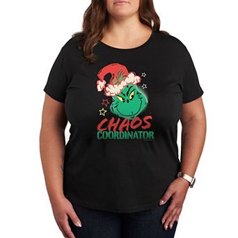 Plus Dr. Seuss The Grinch Chaos Coordinator Graphic Tee