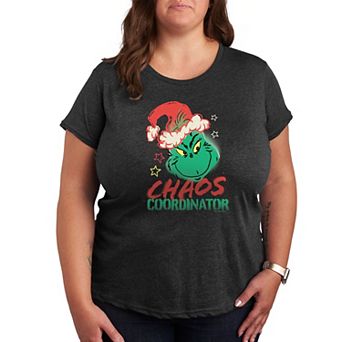 Plus Dr. Seuss The Grinch Chaos Coordinator Graphic Tee