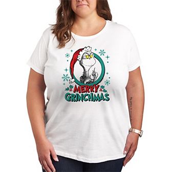 Plus Dr. Seuss The Grinch Grinchmas Circle Graphic Tee