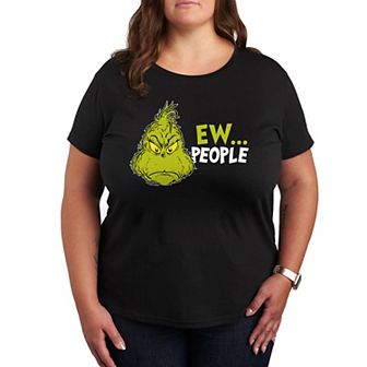Plus Dr. Seuss The Grinch Ew People Graphic Tee