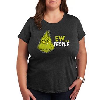 Plus Dr. Seuss The Grinch Ew People Graphic Tee