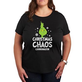 Plus Dr. Seuss Little Grinch Chaos Coordinator Graphic Tee
