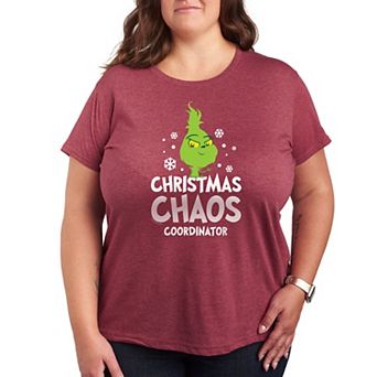 Plus Dr. Seuss Little Grinch Chaos Coordinator Graphic Tee