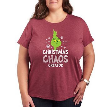 Plus Dr. Seuss Little Grinch Chaos Creator Graphic Tee