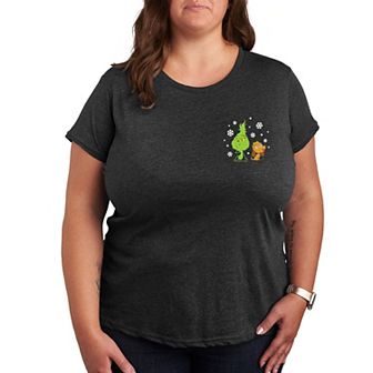 Plus Dr. Seuss Little Grinch Max Snow Graphic Tee