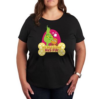 Plus Dr. Seuss Little Grinch Best Friend Has Fur Graphic Tee