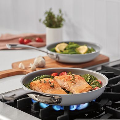 Cuisinart® Matte White Nonstick 2-pk. 8" & 10" Skillet Set