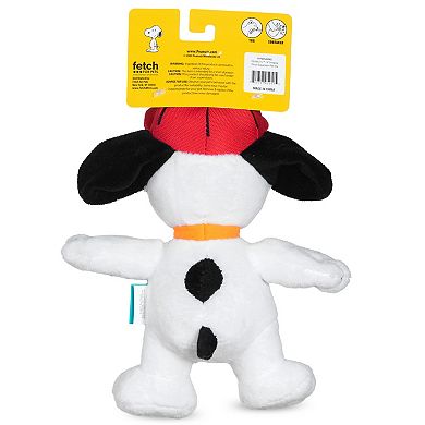 Peanuts Baseball Snoopy Squeaker Dog Toy