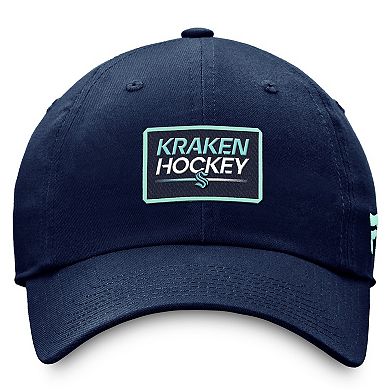 Men's Fanatics Branded Deep Sea Blue Seattle Kraken Authentic Pro Prime Adjustable Hat
