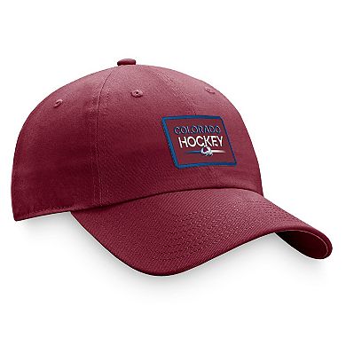 Women's Fanatics Branded  Burgundy Colorado Avalanche Authentic Pro Rink Adjustable Hat