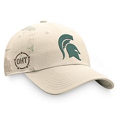 Men's Columbia Mossy Oak Camo Michigan State Spartans Bottomland Flex Hat