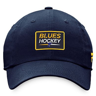 Women's Fanatics Branded Navy St. Louis Blues Authentic Pro Rink Adjustable Hat