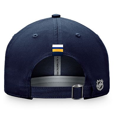 Women's Fanatics Branded Navy St. Louis Blues Authentic Pro Rink Adjustable Hat