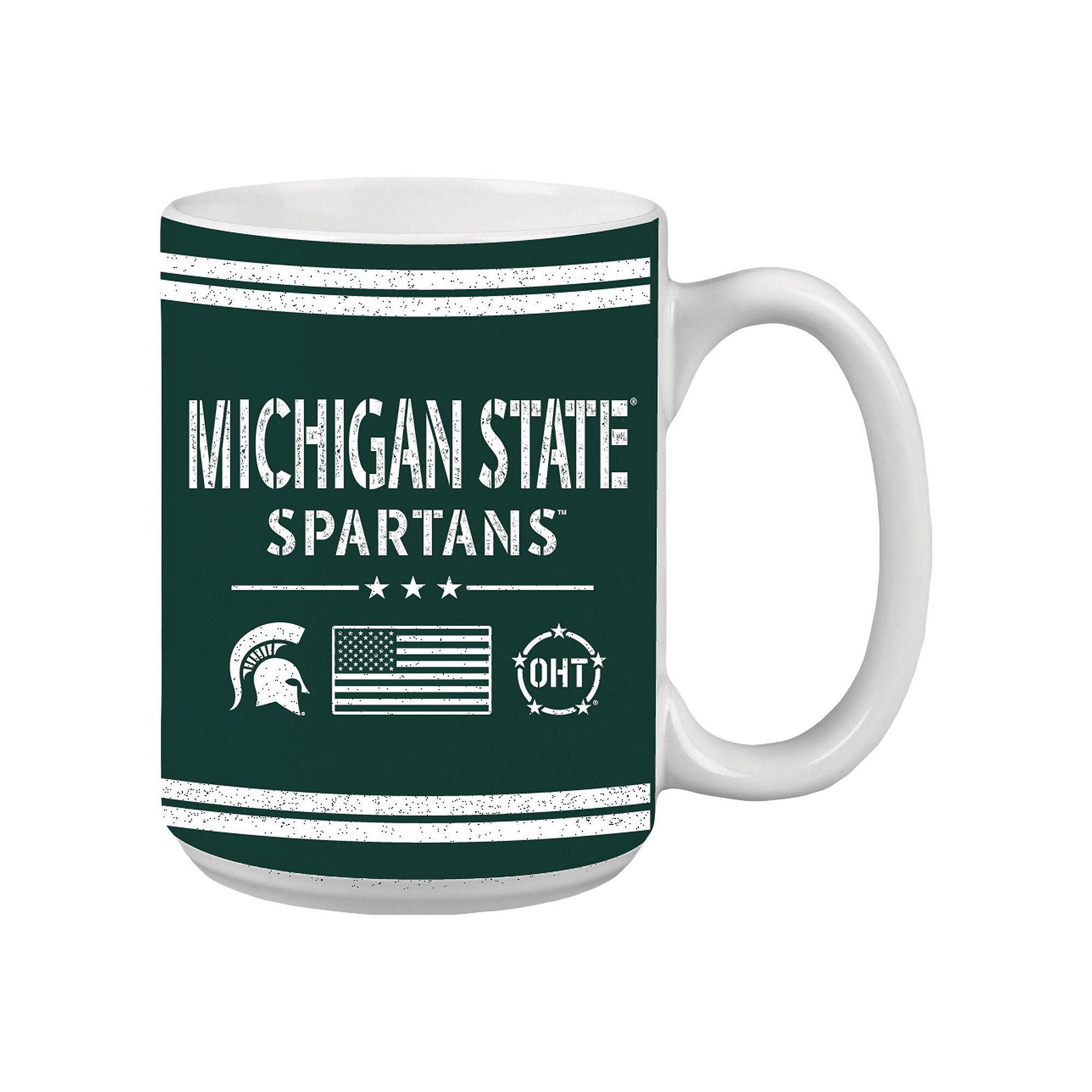 Michigan State Spartans 15oz. OHT Military Appreciation Mug, Team