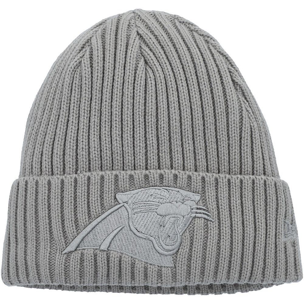 Carolina Panthers Gray Stripe Beanie Light Up Knit Hat main image 1