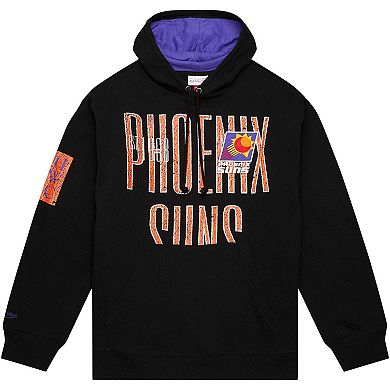 Men's Mitchell & Ness Black Phoenix Suns Hardwood Classics OG 2.0 Pullover Hoodie