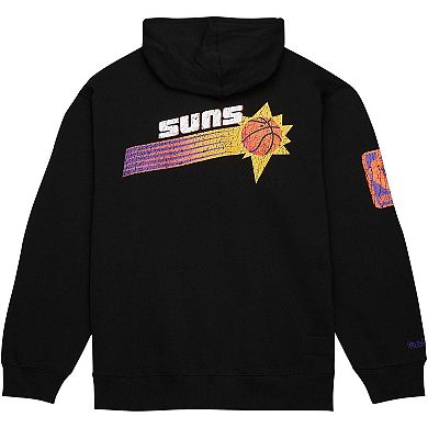 Men's Mitchell & Ness Black Phoenix Suns Hardwood Classics OG 2.0 Pullover Hoodie