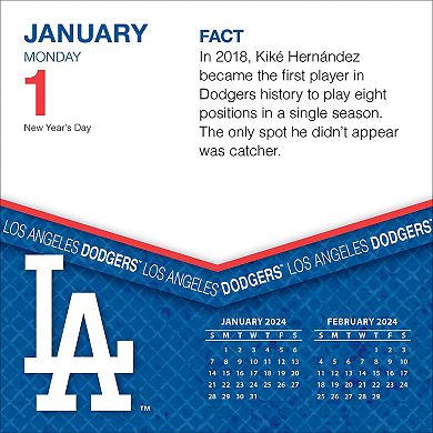 Los Angeles Dodgers 2024 Box Calendar