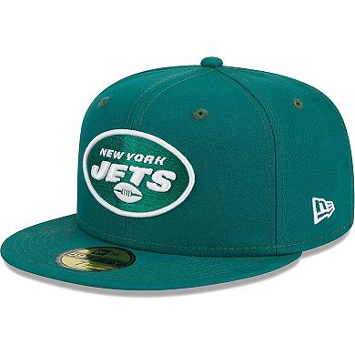 Men's New Era Green New York Jets  Main 59FIFTY Fitted Hat