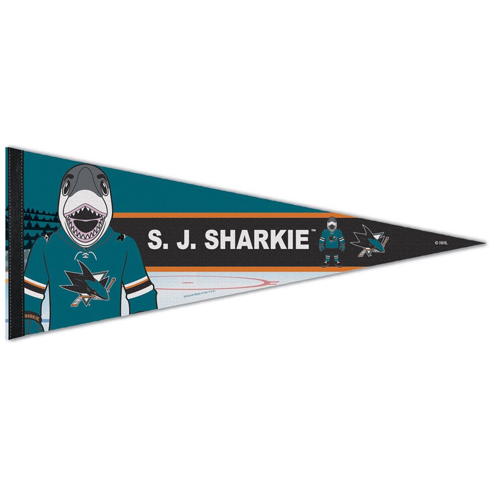 WinCraft San Jose Sharks 3x5 Feet Banner Flag – Polyester, Double-Sided, Metal Grommets