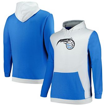 Men's Fanatics Branded Blue/Silver Orlando Magic Big & Tall Primary Arctic Pullover Hoodie
