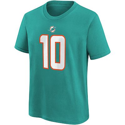 Youth Nike Tyreek Hill Aqua Miami Dolphins Player Name