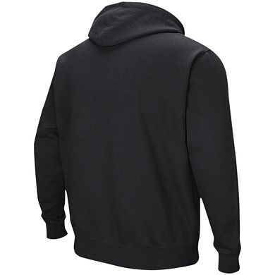 Men's Colosseum Black Vanderbilt Commodores Sunrise Pullover Hoodie