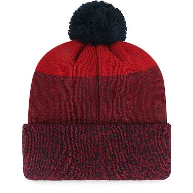 Men's '47 Red Boston Red Sox Darkfreeze Cuffed Knit Hat with Pom
