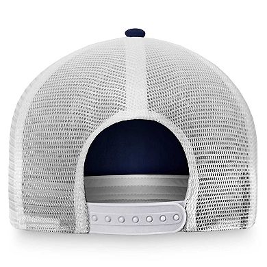 Women's Fanatics Branded Navy/White St. Louis Blues Fundamental Trucker Adjustable Hat