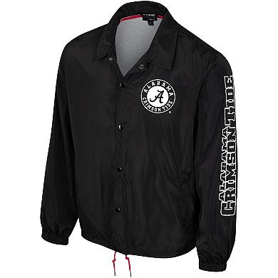 Women's The Wild Collective Black Alabama Crimson Tide 2023 Coaches Full-Snap Jacket