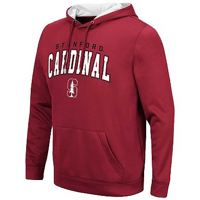 Men's Colosseum Cardinal Stanford Cardinal ResistanceÂ Pullover Hoodie
