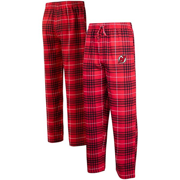 Men's Concepts Sport Red/Black New Jersey Devils Concord Flannel Sleep ...