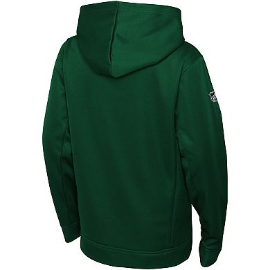 Youth Fanatics Branded Green Minnesota Wild Authentic Pro Pullover Hoodie