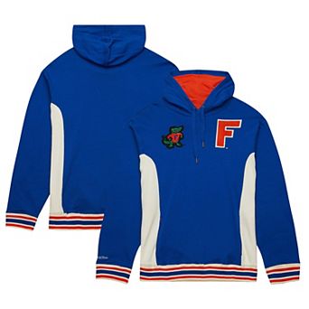 Men's Mitchell & Ness Royal Florida Gators Team Legacy French Terry Pullover Hoodie