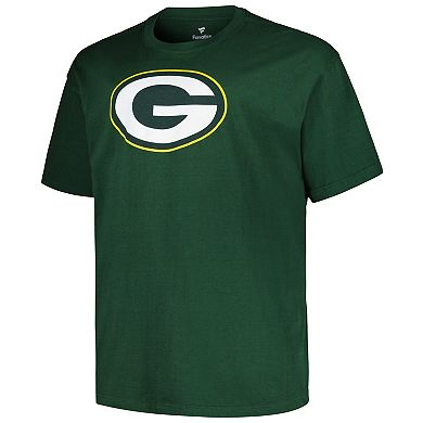 Men's Fanatics Branded Jordan Love Green Green Bay Packers Big & Tall Player Name & Number T-Shirt