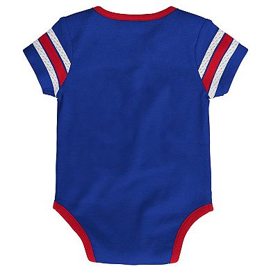 Infant Blue New York Rangers Hockey Jersey Bodysuit