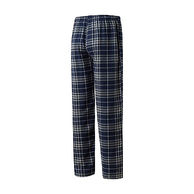 Men's Concepts Sport Deep Sea Blue/Gray Seattle Kraken Concord Flannel Sleep Pants