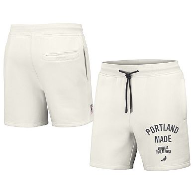 Men's NBA x Staple Cream Portland Trail Blazers Heavyweight Fleece Shorts