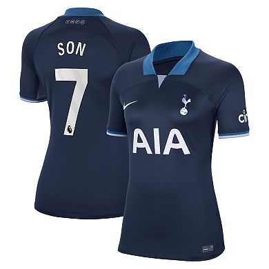 Women's Nike Son Heung-Min Navy Tottenham Hotspur 2023/24 Away Stadium Replica Player Jersey