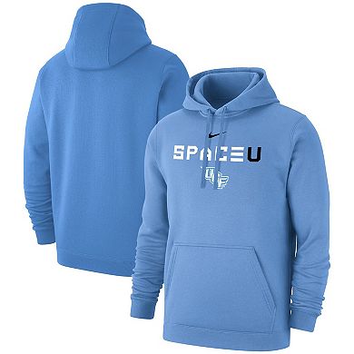 Men's Nike Light Blue UCF Knights 2023 Space Game SpaceU Club Fleece Pullover Hoodie