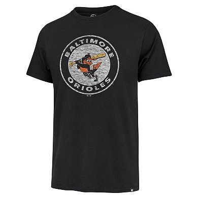 Men's '47 Black Baltimore Orioles Premier Franklin T-Shirt